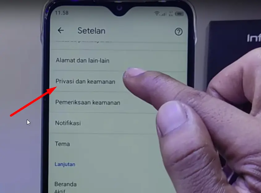 Privasi dan Keamanan